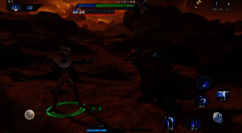 奥特曼与巨型BOSS对战,屏幕提示BOSS进入低韧性状态