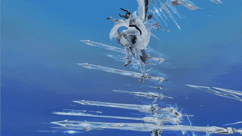 诸天剑来战斗场景,剑阵旋转,剑气横扫,背景震撼特效