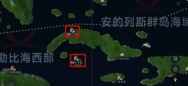 大开曼岛附近军曹鱼与大虾双料钓点实景图