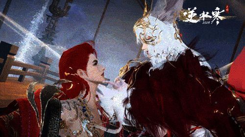 玩家身着节日时装,在游戏内欢度春节