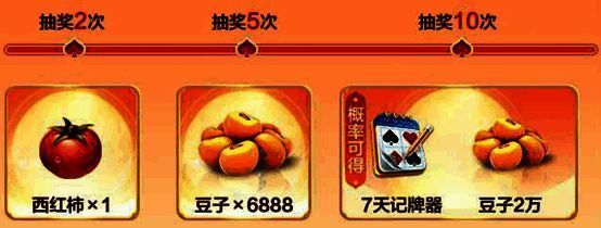 抽奖次数加成奖励界面展示