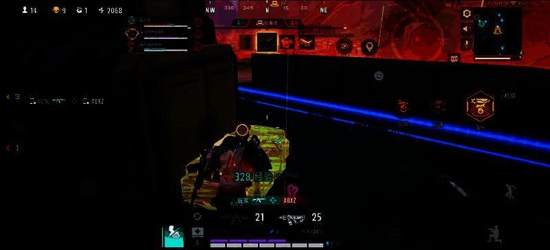 赞助箱刷新瞬间,玩家围绕箱子展开激烈争夺