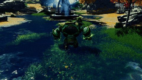 魔武系统展示,角色手持不同武器,释放不同技能,展现多样化战斗风格