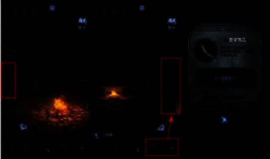 敲钟谜题操作界面,显示小木锤与小铜棒的使用方式