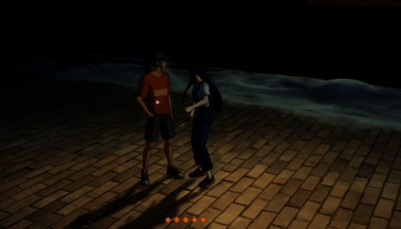 冯宝宝投掷飞刀后迅速近身,准备发动破防攻击