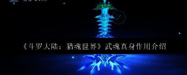 武魂真身战斗场景，魂师化身为武魂形态，周身环绕强大能量