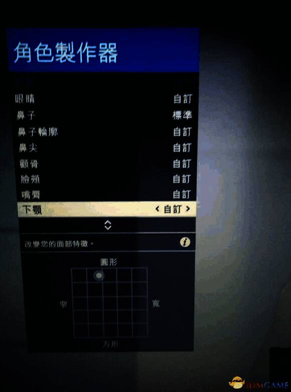 GTA5角色定制界面截图，玩家可导入捏脸数据快速生成角色