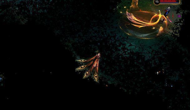 武则天二技能释放，凤灵飞舞，敌人被束缚减速