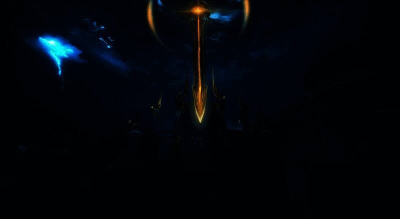 废墟神殿场景,展现灾厄后的残破景象