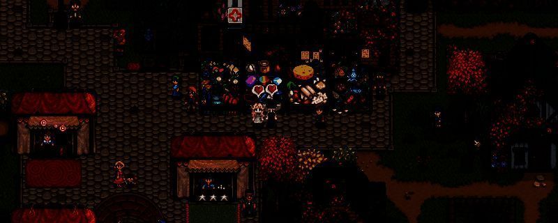 《星露谷物语》中锻造台的场景展示,背景为火山口,前方为神秘的锻造设施