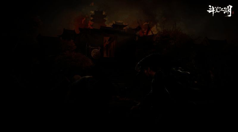 游戏战斗画面,角色施展武功,特效华丽,展现硬核武侠风格