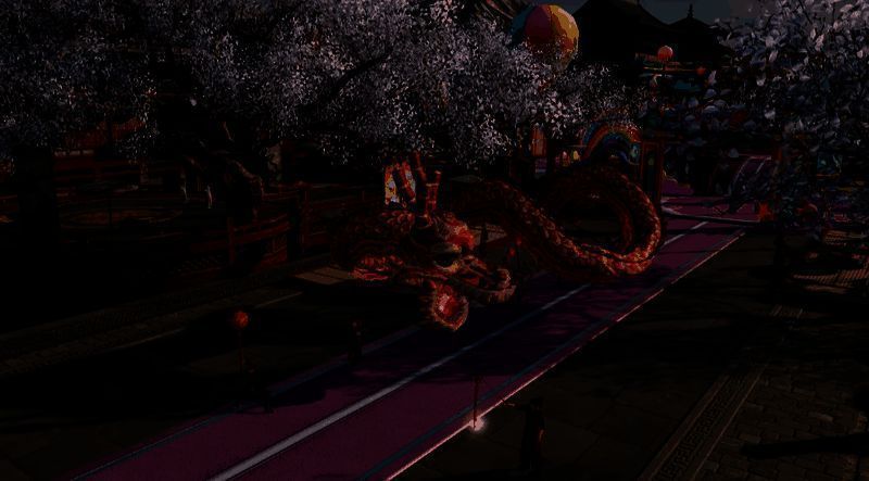 一夜鱼龙舞活动宣传图,背景为节日灯会与红包元素