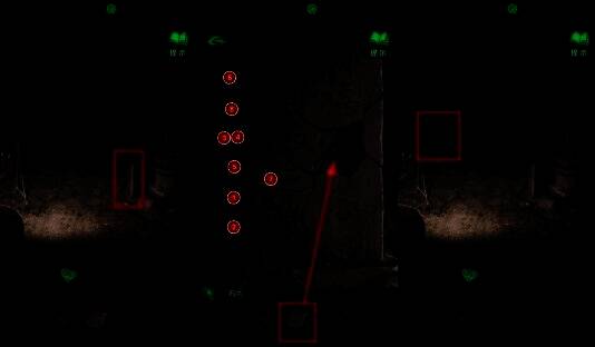 《纸嫁衣8》学堂大门开启瞬间截图,昏暗灯光下木门吱呀作响,气氛阴森诡异