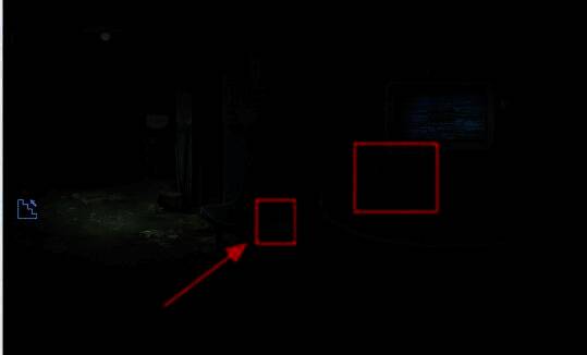 玩家在医院场景中点击右侧椅子上的唱戏机获取凭条