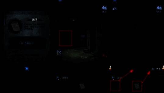 古老雕像前供桌上摆放画纸与线香,微弱火光映出墙壁扭曲人影