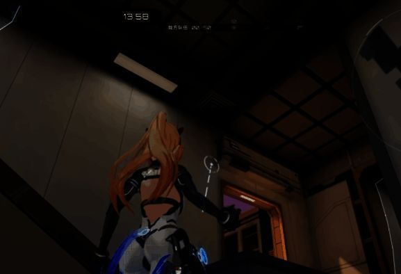 风曳镇A/B区河道连接处实景,两侧视野通透但易遭绕后偷袭