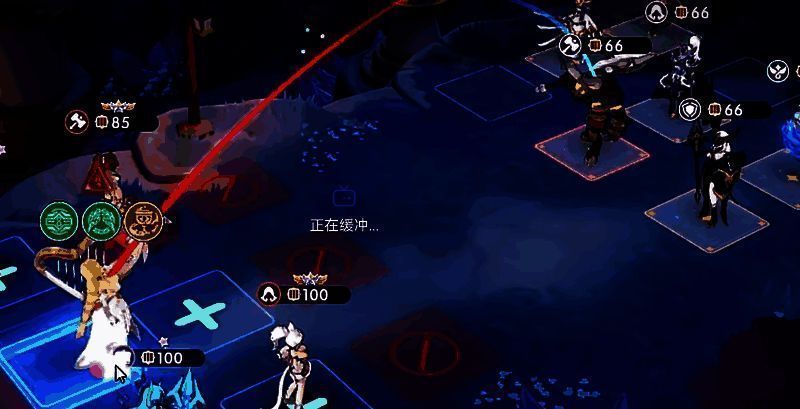 维纳斯实战场景图,站在队伍中央,周围队友血量健康且有减伤光环环绕