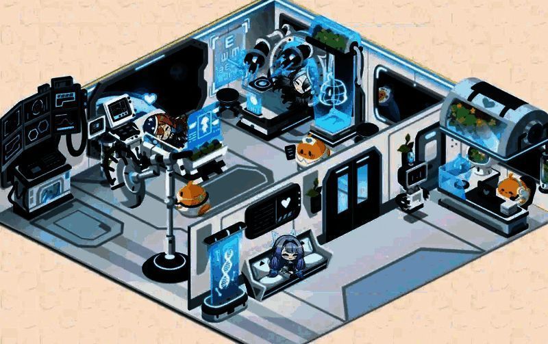 活动主视觉图,阳光洒落在废弃病院屋顶,远处舰船剪影若隐若现