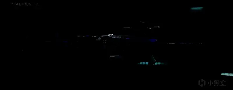 PKM机枪改装界面细节图,各部位配件清晰可见,标注了精校方向箭头