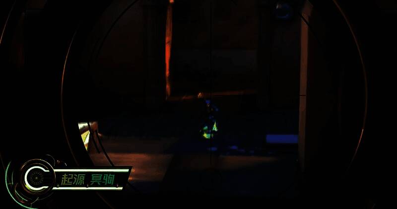 玩家使用冥驹穿透掩体击杀敌人回放画面,红色轨迹显示子弹穿透路径