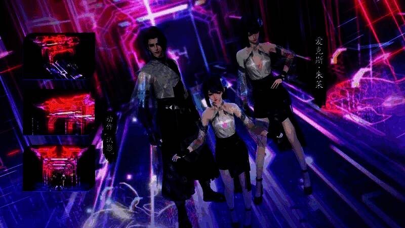 角色做出【试影】动作,身体轻旋半圈后摆出持枪瞄准姿势,动作流畅帅气