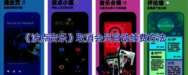 iOS设备中取消波点大会员自动续费的完整路径示意图,包含Apple ID入口与订阅管理界面