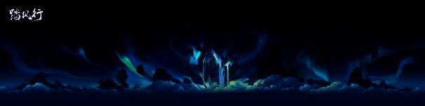 青云域·飘渺州游戏场景,白云缭绕,修士御剑飞行,宛如仙境