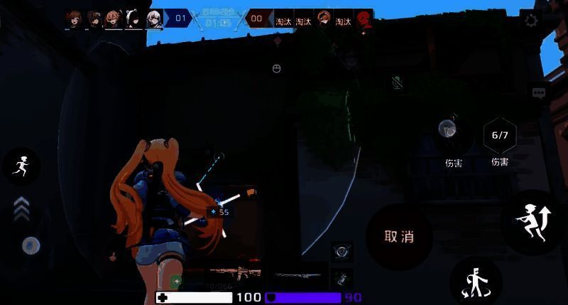 多人对战实况画面,米雪儿位于后方指挥,队友趁沉默期间展开猛烈攻势