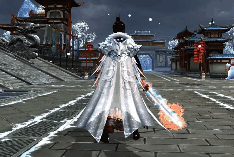 花萝织春与寒夜辞雪披风对比图,春日繁花与冬日雪景交相辉映