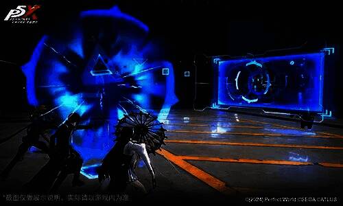 多祢村理子·未央角色立绘:身着全新战斗服,手持风刃武器,眼神坚定地望向远方,背景为流动的疾风特效