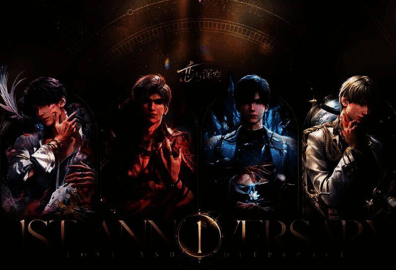 《无限暖暖》1.1版本「流星季」游戏画面,角色在星空下漫步,场景梦幻唯美