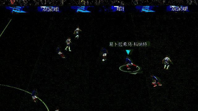 图拉姆防守动作动画演示，快速回追并精准铲断对手