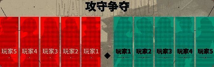 对战地图战术界面,显示双方阵营位置、技能部署与目标点分布