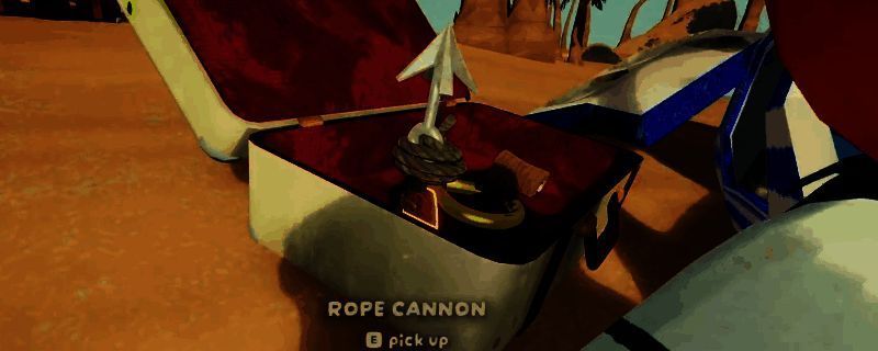 《PEAK》海岸区域实景画面,沙滩上散落着行李箱与破损物资,远处可见礁石与海浪拍岸