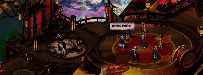 横屏战斗场景截图,角色施展华丽技能,背景为全新升级的长安主城