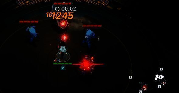 玩家操控角色在Boss技能间隙中灵活走位,进行反击输出