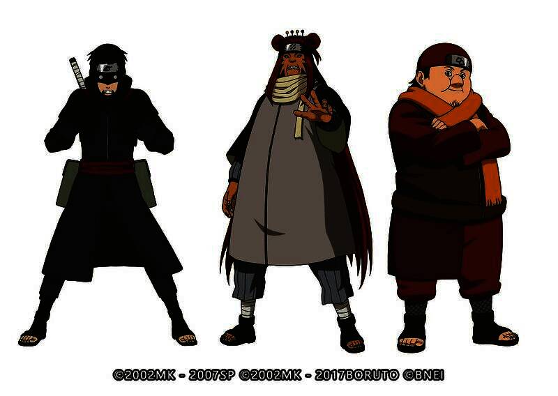 一月限定招募宣传图，三位忍者并列展示，背景为忍刀与虫群特效