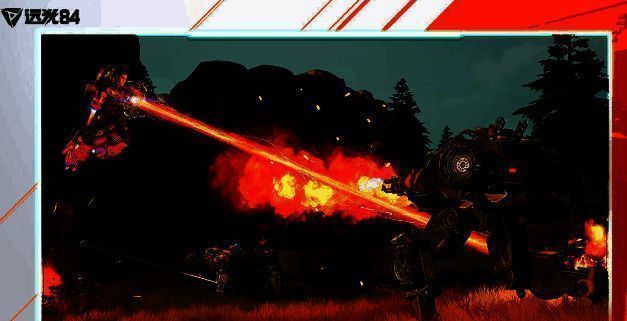 蜘蛛战车在复杂地形中跳跃前进,四足灵活展开,轻松跨越障碍物