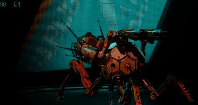 玩家从跳跃中的蜘蛛战车跃出,在空中完成射击动作,实现空中打击