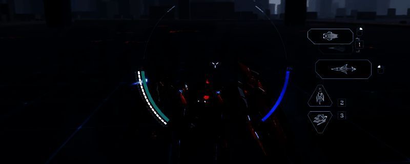 《解限机》中黑豹机甲战斗画面,机体持骑枪蓄力,盾牌展开,正面对抗另一台近战机甲