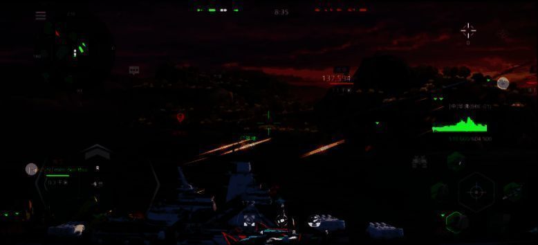 华清号防空系统启动画面,激光束密集扫射空中目标,拦截敌方导弹