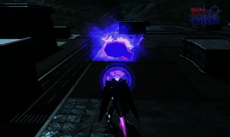 蓄力释放小型石破天惊拳,拳影拖曳光轨直冲目标