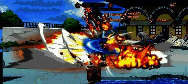 烬挥舞长剑发动‘灰烬剑舞’,剑光与火焰交织,周围队友攻击力提升