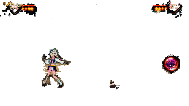 井野短按一技能投掷花束，花束落地后自动绽放爆炸