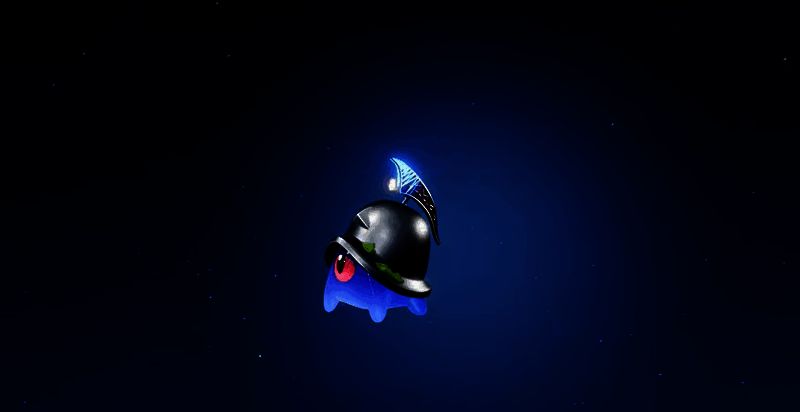 玩家角色与胆小盔在火山小径上并肩前行，背景是喷发的火山与滚滚浓烟