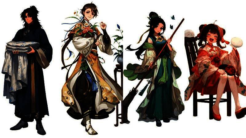 新船员集体亮相宣传图,多位风格迥异的角色站成一排,有古风少女、憨厚大叔、神秘忍者等,氛围热闹