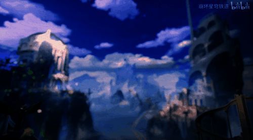 翁法罗斯城市内部场景,高大石柱支撑着穹顶,阳光透过缝隙洒下,营造出神圣而静谧的氛围