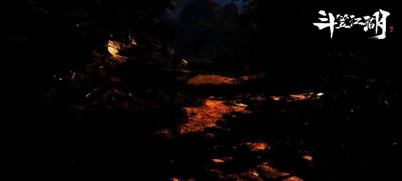 玩家在《斗笠江湖》中自由探索广袤地图,穿越竹林、古庙与城镇,NPC互动丰富,环境细节逼真