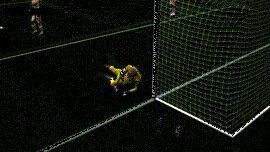 卡恩连续扑出多记射门,门前宛如铜墙铁壁