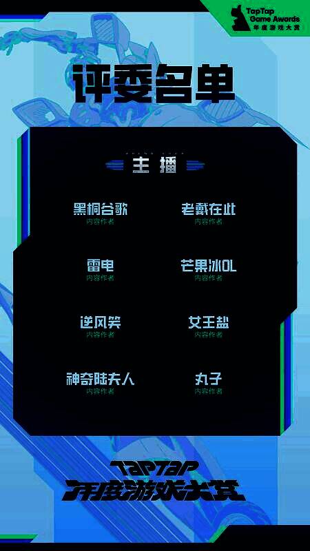 TapTap社区内玩家自发创作的投票应援图，风格多样，体现高度参与感